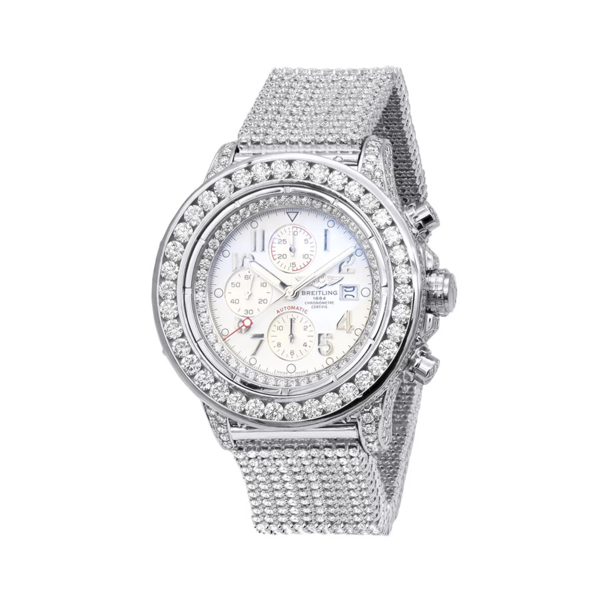 Super Avenger Breitling Diamond Watch For Men 35 Carats 1 Super Avenger Breitling Diamond Watch For Men 35 Carats
