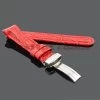 Joe Rodeo Leather Watch Band 20mm Red