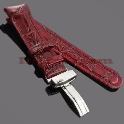 Joe Rodeo Leather Watch Band 24mm Burgundy
