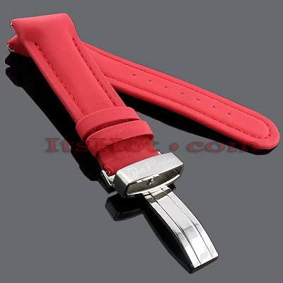 Joe Rodeo Polyurethane Watch Band 24mm Red 1 Joe Rodeo Polyurethane Watch Band 24mm Red