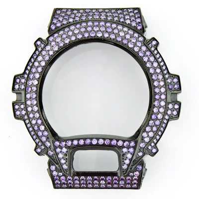 Casio Purple G-Shock Watch Bezel With Crystals 1 Casio Purple G-Shock Watch Bezel With Crystals