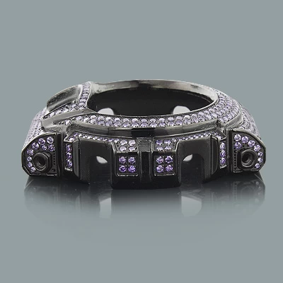 Casio Purple G-Shock Watch Bezel With Crystals 2 Casio Purple G-Shock Watch Bezel With Crystals - Image 2