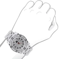 22 Carat Aqua Master Diamond Watch For Men White & Black Diamonds Automatic 6 22 Carat Aqua Master Diamond Watch For Men White & Black Diamonds Automatic -Watch Store watches 22 carat aqua master diamond watch for men white black diamonds automatic bodwh