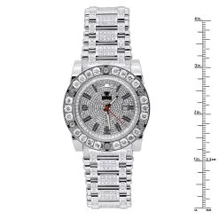 22 Carat Aqua Master Diamond Watch For Men White & Black Diamonds Automatic 7 22 Carat Aqua Master Diamond Watch For Men White & Black Diamonds Automatic -Watch Store watches 22 carat aqua master diamond watch for men white black diamonds automatic rulerwh