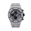 Audemars Piguet Royal Oak Offshore Chronograph 42mm Gray Dial Men's Diamond Watch
