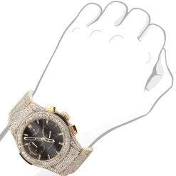 Bust Down 18K Gold Hublot Classic Fusion Chronograph Men's Diamond Watch 6 Bust Down 18K Gold Hublot Classic Fusion Chronograph Men's Diamond Watch -Watch Store watches bust down 18k rose gold hublot classic fusion chronograph mens diamond watch bod