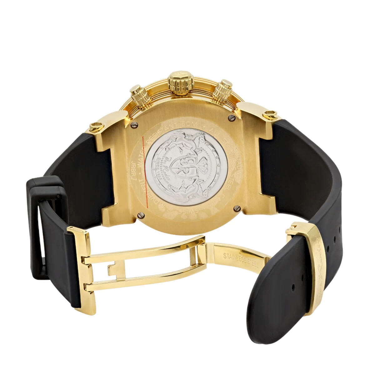 Iced Out Yellow Gold Plated Joe Rodeo Broadway Men's Diamond Watch 5 Carats 2 Iced Out Yellow Gold Plated Joe Rodeo Broadway Men's Diamond Watch 5 Carats - Image 2