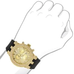 Iced Out Yellow Gold Plated Joe Rodeo Broadway Men's Diamond Watch 5 Carats 11 Iced Out Yellow Gold Plated Joe Rodeo Broadway Men's Diamond Watch 5 Carats -Watch Store watches iced out yellow gold pltd joe rodeo broadway mens diamond watch 5 carats bod