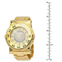JoJino Large Men's Diamond Watch 0.25ctw Iced Out Yellow Dial W Chronograph 7 JoJino Large Men's Diamond Watch 0.25ctw Iced Out Yellow Dial W Chronograph -Watch Store watches jojino large mens diamond watch 025ctw iced out yellow dial w chronograph 968759 ruler