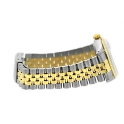 Two Tone Rolex Datejust Men's Diamond Watch Stainless Steel Yellow Gold SIlver Dial -Watch Store watches two tone rolex datejust mens diamond watch stainless steel 18k yellow gold box