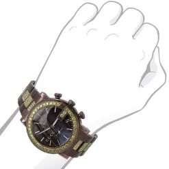 Unique Brown 101M G-Chrono Gucci Yellow Diamond Watch For Men 6 Carats YA101341 -Watch Store watches unique brown 101m chrono gucci yellow diamond watch for men 6 carats bod