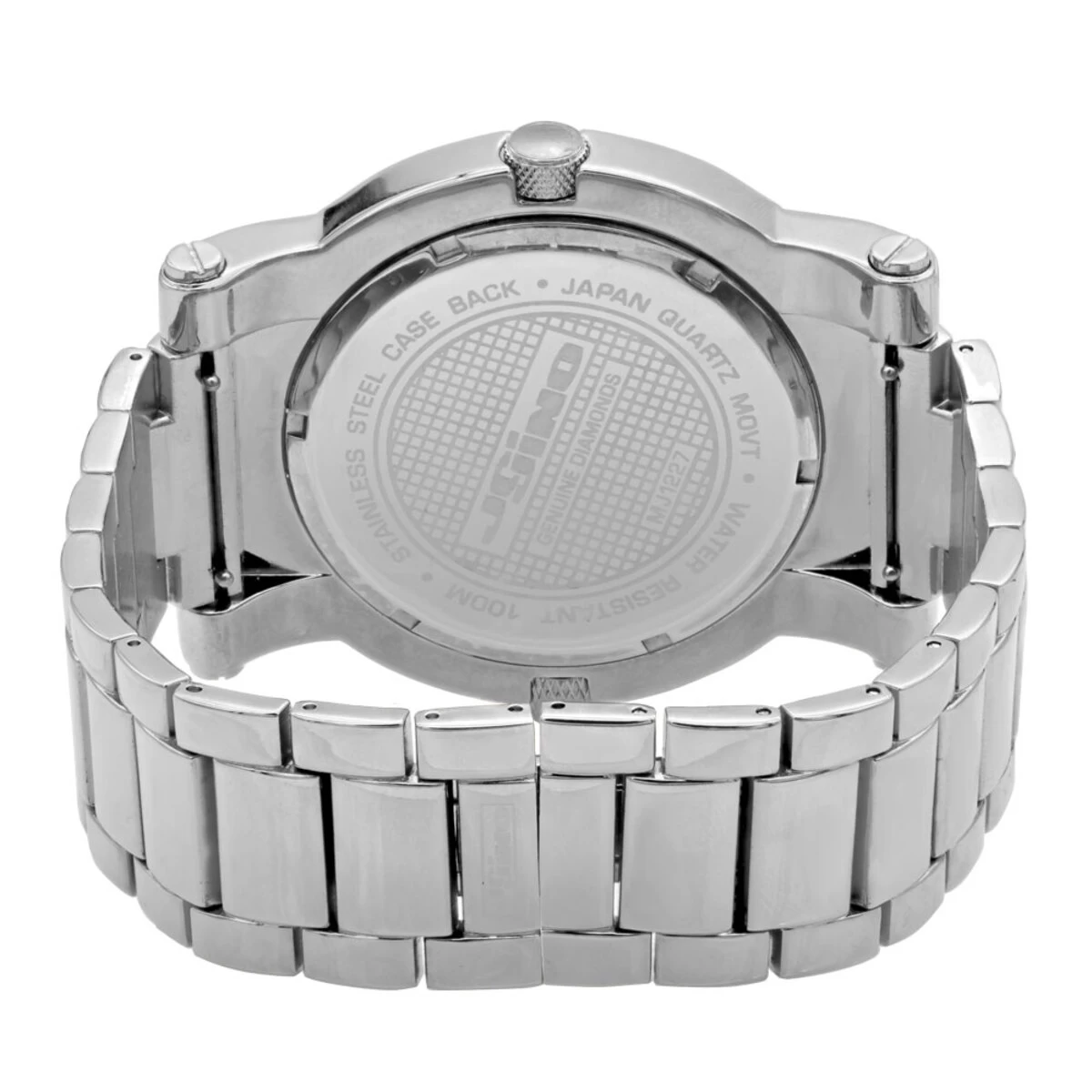 Unique Jojino Diamond Watch For Men W Chronograph Iced Out White Dial Subdials 2 Unique Jojino Diamond Watch For Men W Chronograph Iced Out White Dial Subdials - Image 2