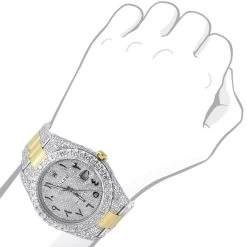Unique Men's Rolex Diamond Datejust Watch 41mm Arabic Numbers Iced Out Dial 18K Gold & Steel 6 Unique Men's Rolex Diamond Datejust Watch 41mm Arabic Numbers Iced Out Dial 18K Gold & Steel -Watch Store watches unique mens rolex diamond datejust watch 41mm arabic numbers iced out dial 968736 bod