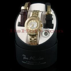 Women's Diamond JoJo Watch 1.25ct Yellow Gold White MOP -Watch Store womens diamond jojo watch 125ct yellow gold white mop p 8956box