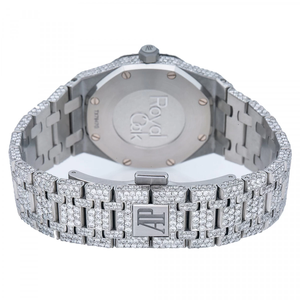 Women's Diamond Watch Audemars Piguet Royal Oak 33mm Black Dial 4 Women's Diamond Watch Audemars Piguet Royal Oak 33mm Black Dial - Image 4