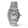 Women's Diamond Watch Audemars Piguet Royal Oak 33mm Silver Tone Dial