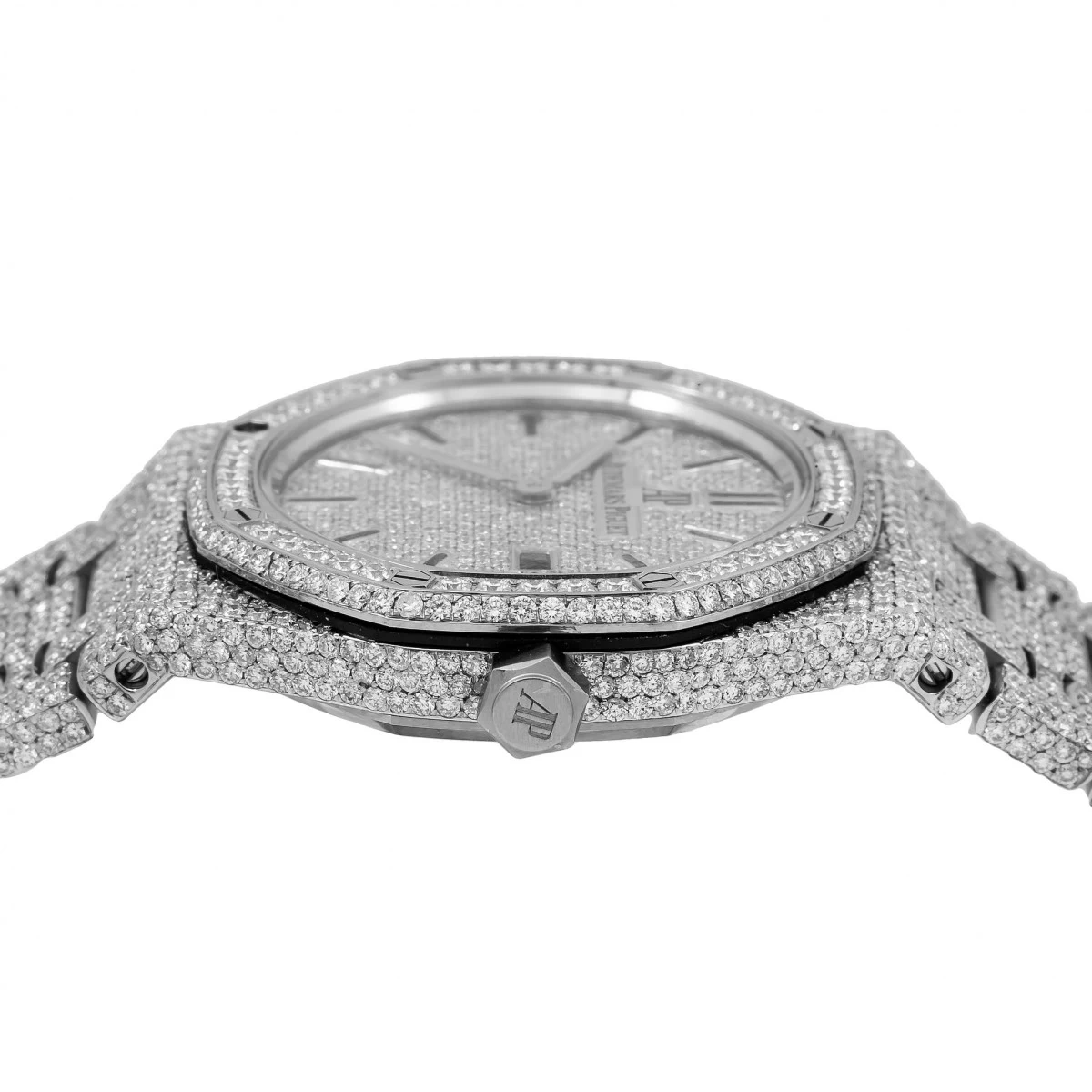 Women's Diamond Watch Audemars Piguet Royal Oak 33mm W00914 4 Women's Diamond Watch Audemars Piguet Royal Oak 33mm W00914 - Image 4