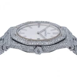 Women's Diamond Watch Audemars Piguet Royal Oak 33mm White Dial W01063 -Watch Store womens diamond watch audemars piguet royal oak 33 mm white dial w01063 0E8A0818 2048x2048