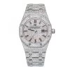 Women's Diamond Watch Audemars Piguet Royal Oak 33mm White Dial W01223