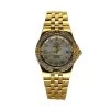 18K Gold Women's Diamond Watch Breitling Cockpit 31.8mm White Dial W00127