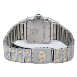 Women's Diamond Watch Cartier Santos De Cartier 18K Gold Champagne Dial -Watch Store womens diamond watch cartier santos de cartier yellow gold champagne dial w01242 0E8A6823 48fbfe93 5adf 4a8a 96c1 1460f34cde75 2048x2048