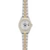 Women's Diamond Watch Rolex Datejust 26mm White Dial Jubilee Bracelet