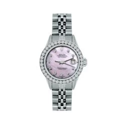 Women's Diamond Watch Rolex Datejust 26mm W00391