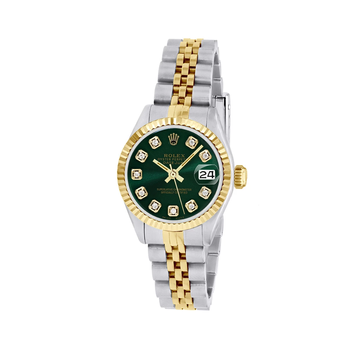 Women's Gold Watch Rolex Datejust 26mm Jubilee Bracelet Dark Green Dial 1 Women's Gold Watch Rolex Datejust 26mm Jubilee Bracelet Dark Green Dial