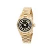 Women's 18K Gold Watch Rolex Datejust 26mm President Bracelet