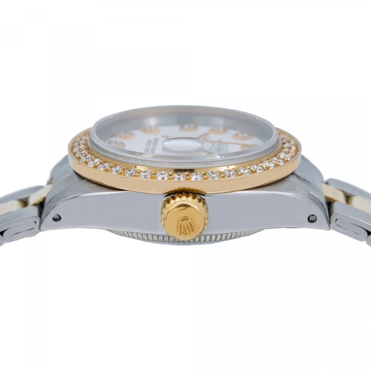 Women's Diamond Watch Rolex Datejust Yellow Gold 26mm White Dial MOP W00811 3 Women's Diamond Watch Rolex Datejust Yellow Gold 26mm White Dial MOP W00811 - Image 3