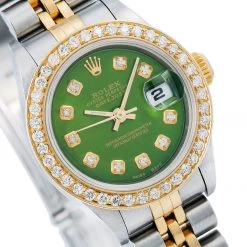 Women's Diamond Watch Rolex Datejust Yellow Gold 26mm Green Dial Jubilee Bracelet -Watch Store womens diamond watch rolex datejust yellow gold 26 mm green dial w01031 0E8A8855 2048x2048