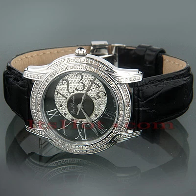 Women's Joe Rodeo Beverly Diamond Watch 1.35ct Black 2 Women's Joe Rodeo Beverly Diamond Watch 1.35ct Black - Image 2