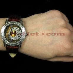 Women's Joe Rodeo Diamond Watch 1.35ct Chocolate Beverly -Watch Store womens joe rodeo diamond watch 135ct brass beverly p 8963bod