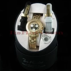 Women's JoJo Diamond Watch 1.25ct Yellow Gold Black MOP -Watch Store womens jojo diamond watch 125ct yellow gold black mop p 8955box