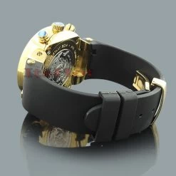 Yellow Gold Tone Joe Rodeo Men's Diamond Watch 2.20ct Master -Watch Store yellow gold tone watches joe rodeo mens diamond watch 220ct master 2